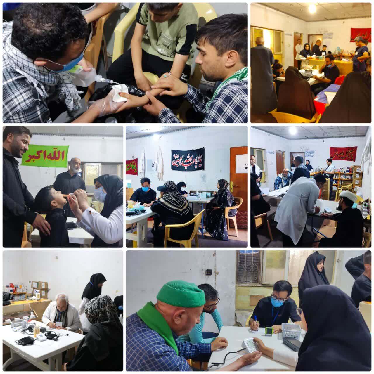 ارائه بیش از ۵ هزار خدمت درمانی با تلاش تیم سلامت خراسان شمالی در کربلا