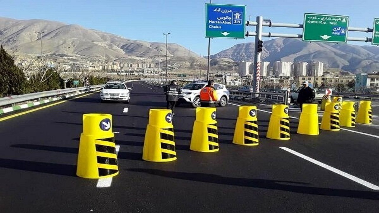 انسداد ۲۴ ساعته جاده رج چالوس از امشب