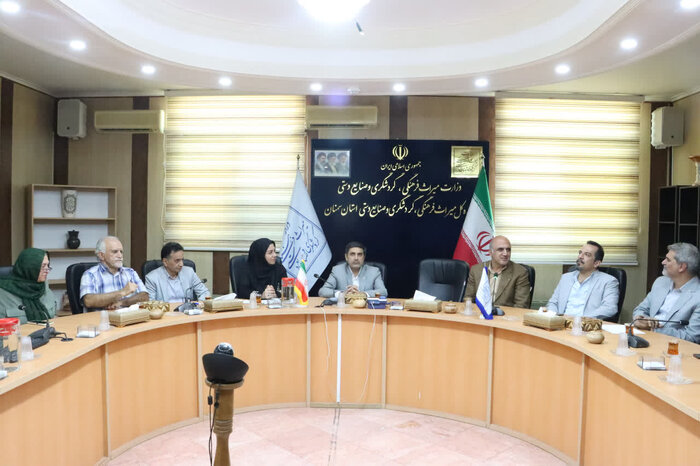 «سردیس عقاب» برای «رهایی»؛ رونمایی چهار اثر خلاقانه صنایع‌دستی سمنان