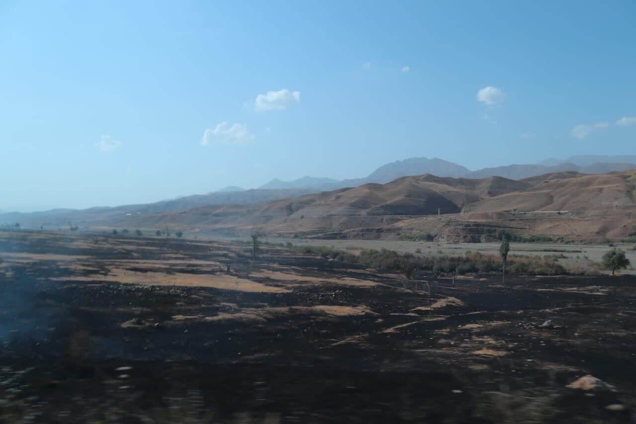 مهار آتش‌سوزی در طالقان
