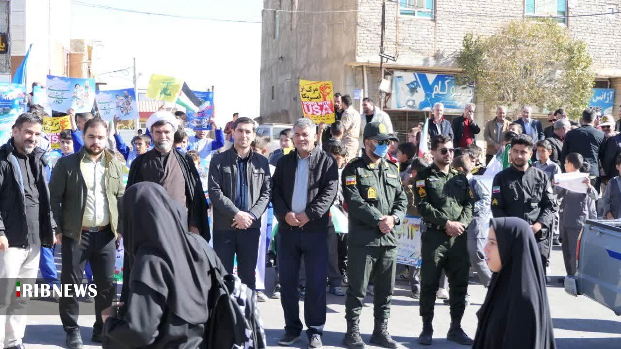 حضور باشکوه مردم ولایتمدار شهرهای خراسان شمالی در راهپیمایی حضور باشکوه مردم ولایتمدار شهرهای خراسان شمالی در راهپیمایی