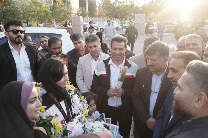 استقبال ورزش دوستان بجنوردی از قهرمانان جودوی آسیا