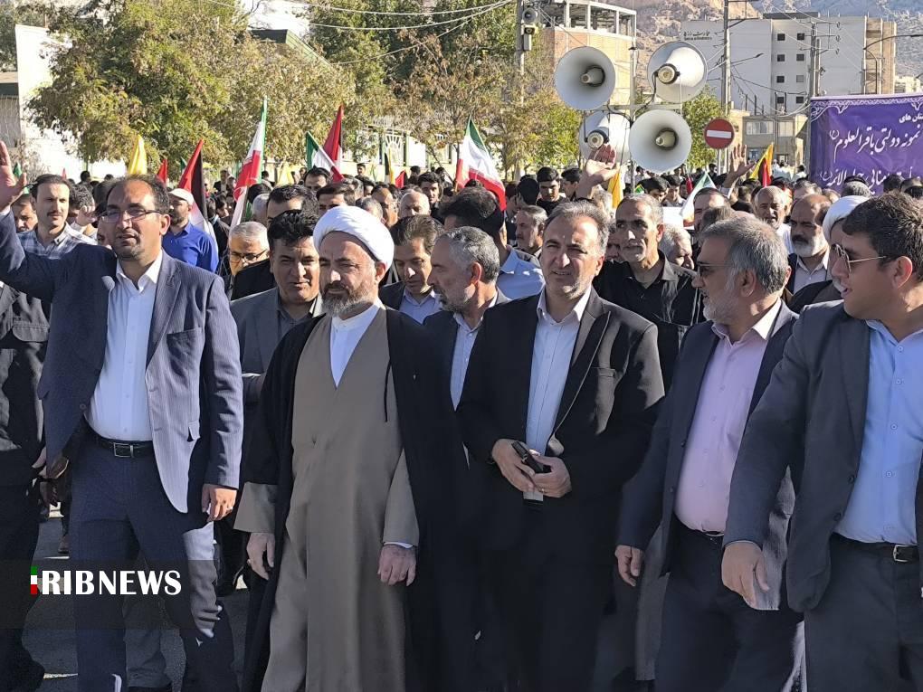 ایلام در ۱۳ آبان فریاد استکبارستیزی سر داد